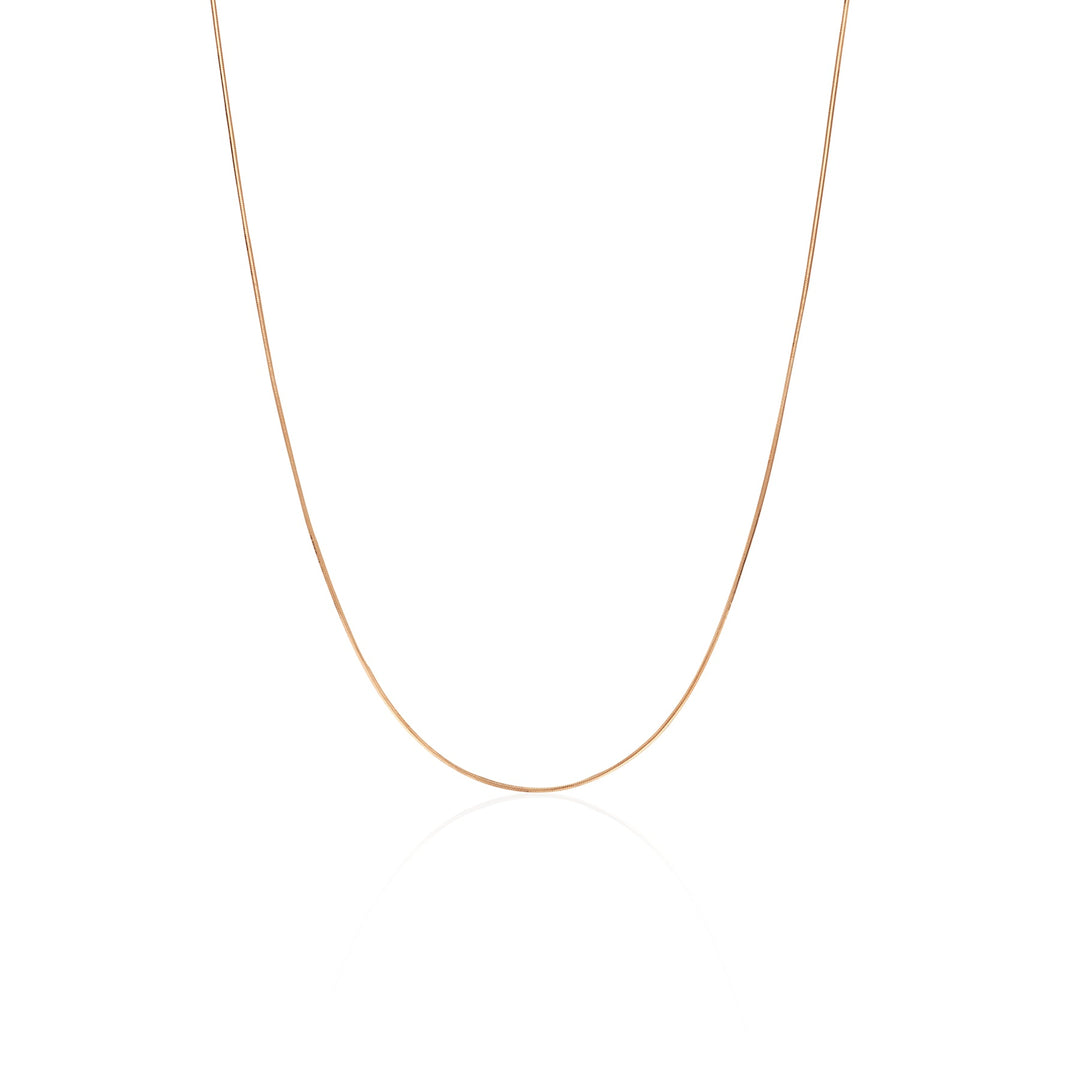 Gold Slim Snake Chain Necklace