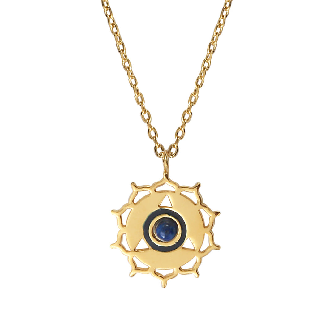 Chakras "I SPEAK" Lapis Lazuli Necklace