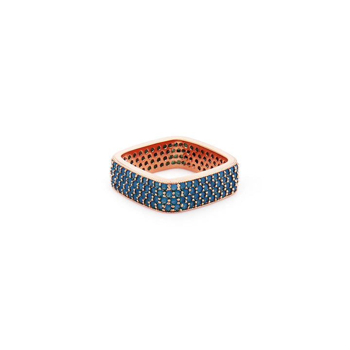 Dazzling Turquoise Square Ring