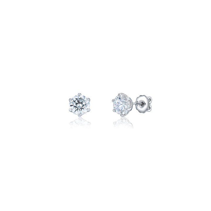 1CT 6Prong Studs
