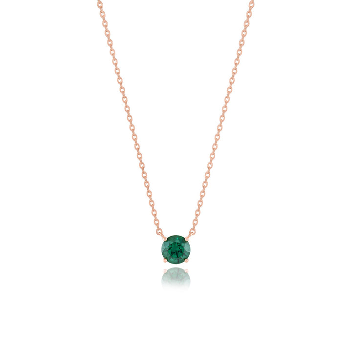 4Prong Green Necklace