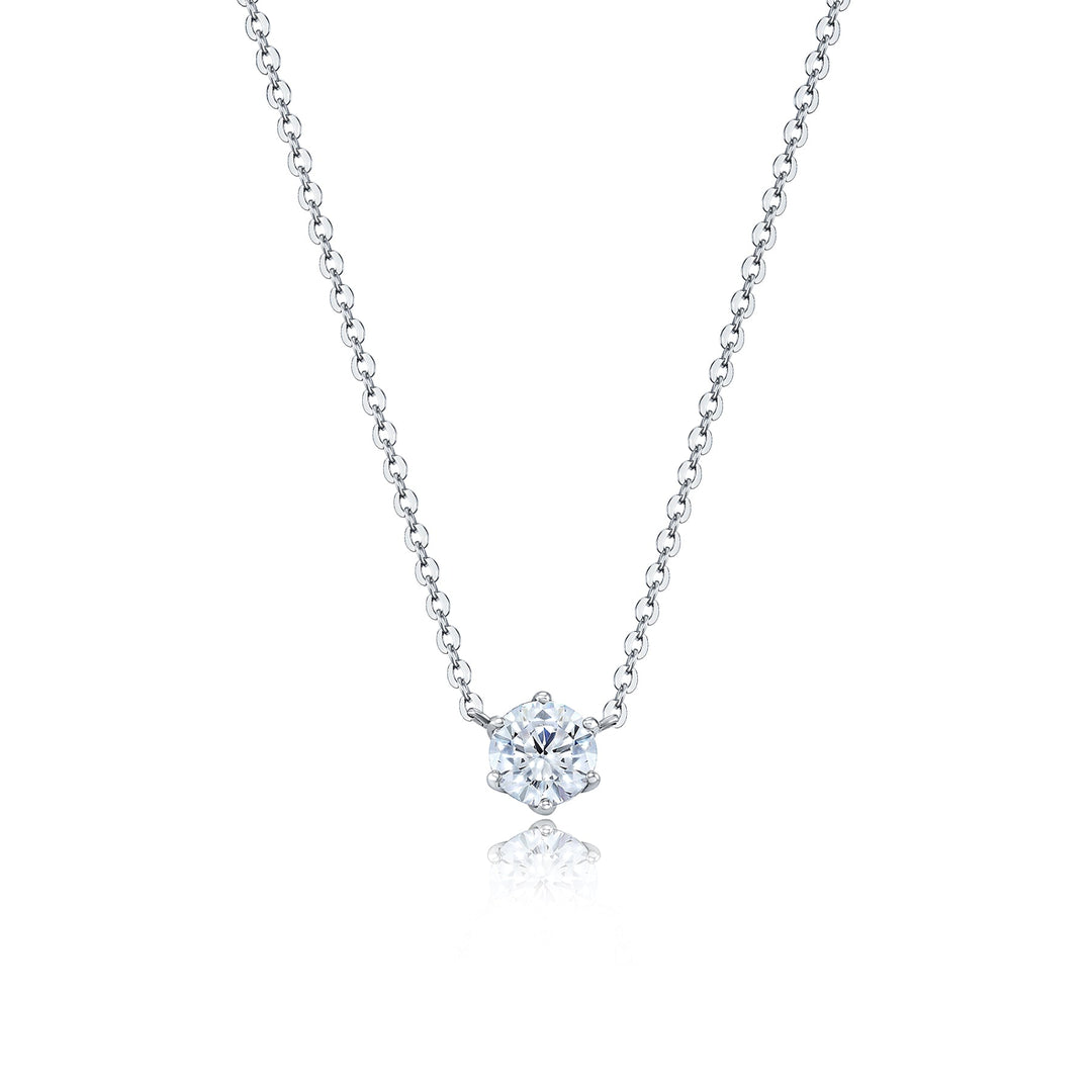 2CT 6Prong Necklace