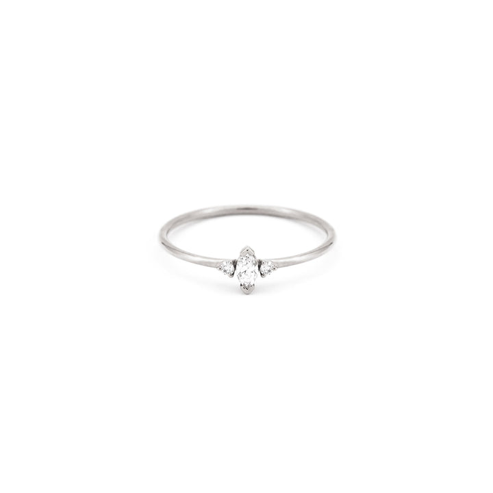 Marquis-Cut Diamond Ring