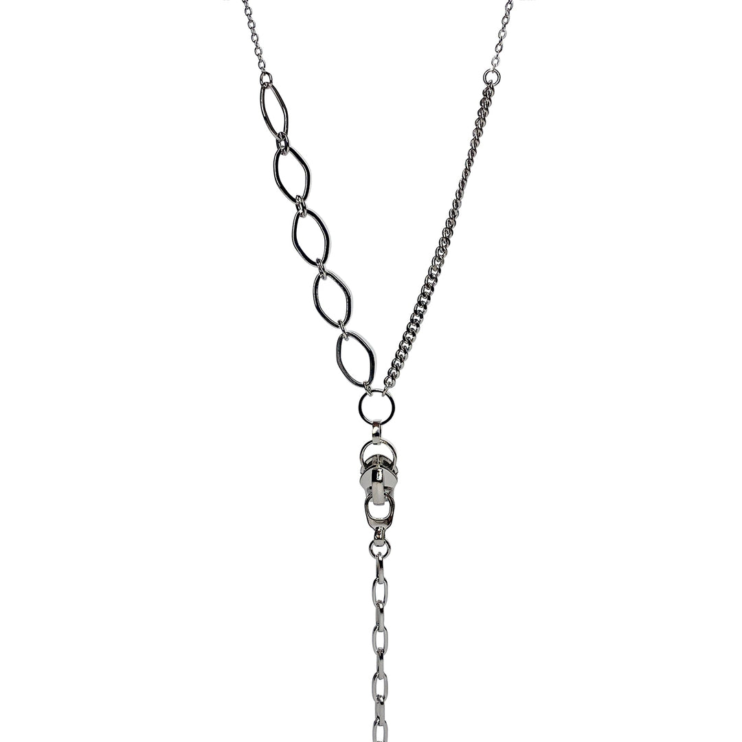 Zip Two Line Necklace
