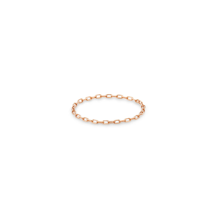 Daily Solid Gold Chain Ring