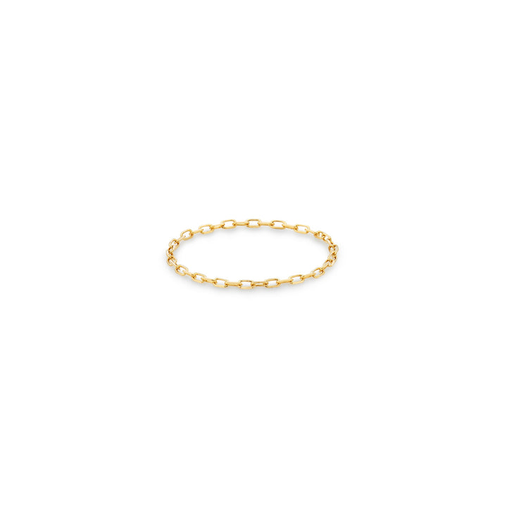 Daily Solid Gold Chain Ring